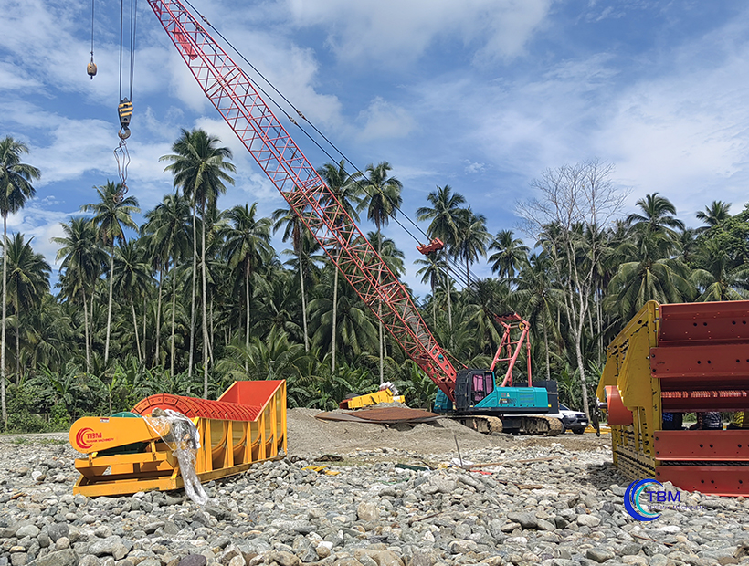 River Stone Separator Plant